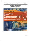 Solution Manual &ndash; Electrical Wiring Commercial &lpar;18th Edition&comma; by Phil Simmons&rpar; &ndash; Complete Chapters 1&ndash;21 with Verified Step-by-Step Solutions &vert; Latest 2025&sol;2026 Edition