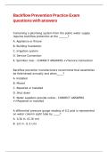 Backflow Prevention Practice Exam questions with answers