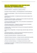 EXOS XPS COMPREHENSIVE EXAM UPDATED EXAM QUESTIONS AND ANSWERS RATED A&period;pdf