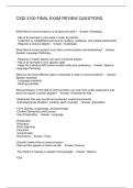 CSDI 2100 FINAL EXAM REVIEW QUESTIONS