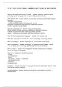 ECU CSDI 2100 FINAL EXAM QUESTIONS & ANSWERS