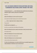 C211 OA EXAM COMPLETE 500 QUESTIONS AND WELL ELABORATED SOLUTIONS LATEST UPDATE THIS YEAR