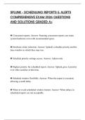 SPLUNK - SCHEDULING REPORTS & ALERTS COMPREHENSIVE EXAM 2026 QUESTIONS AND SOLUTIONS GRADED A&plus;