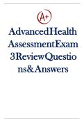 AdvancedDHealthDAssessmentDExamD3DReviewDQuestionsD&DAnswers&period;pdf