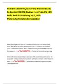 HESI PN Obstetrics&sol;Maternity Practice Exam&comma; Pediatrics HESI PN Review&comma; Hesi Peds&comma; PN HESI Peds&comma; Peds & Maternity HESI&comma; HESI Maternity&sol;Pediatric Remediation