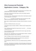 Ohio Commercial Pesticide Applicators License - Category 10a NEWEST 2026&sol;2027 ACTUAL EXAM COMPLETE QUESTIONS AND CORRECT DETAILED ANSWERS &lpar;VERIFIED ANSWERS&rpar; &vert;ALREADY GRADED A&plus;&vert;&vert;BRAND NEW&excl;&excl;