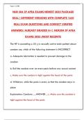 NUR 504 3P APEA Exam Package Deal 2025&colon; Predictor & Practice Questions