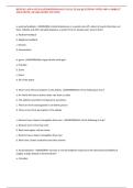 HESI RN ADVANCED PATHOPHYSIOLOGY FINAL EXAM QUESTIONS WITH 100&percnt; CORRECT SOLUTIONS &vert; GUARANTEED SUCCESS&period;