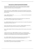 RCEA 420 TEST 2 UPDATED QUESTIONS AND ANSWERS