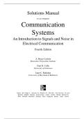 Solutions Manual to accompany Communication Systems An Introduction to Signals and Noise in Electrical Communication Fourth Edition   A&period; Bruce Carlson Rensselaer Polytechnic Institute  Paul B&period; Crilly University of Tennessee  Janet C&period; Rutledge University o