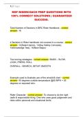 MSF RIDERCOACH PREP QUESTIONS WITH  100&percnt; CORRECT SOLUTIONS &vert; GUARANTEED  SUCCESS&period; 