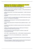 PROMULGATED CONTRACTS EXAMINATION 2026&sol;2027 QUESTIONS AND ANSWERS GUARANTEE A&plus;
