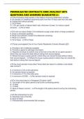 PROMULGATED CONTRACTS CORE 2026&sol;2027 SETS QUESTIONS AND ANSWERS GUARANTEE A&plus;