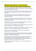 PROMULGATED CONTRACTS TEST EVALUATION 2026&sol;2027 QUESTIONS AND ANSWERS GUARANTEE A&plus;