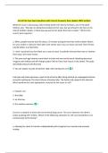 End of Life Care Exam Questions with Correct Answers&vert; New Update 100&percnt; Verified 