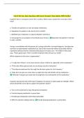 End-of-Life Care Exam Questions with Correct Answers&vert; New Update 100&percnt; Verified 