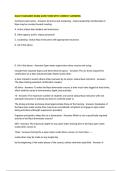 NAUI STANDARDS EXAM QUESTIONS WITH CORRECT ANSWERS 