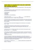 AORN PERIOP 101 EXAMINATION 2026&sol;2027 QUESTIONS AND ANSWERS GRADED A&plus;