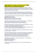 AORN PERIOP 101 STUDY GUIDE 2026&sol;2027 EXAM QUESTIONS AND ANSWERS GRADED A&plus;