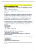 WGU D075 OA 2026&sol;2027 EXAMS TEST PAPER QUESTIONS AND ANSWERS GRADED A&plus;