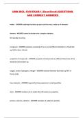 UMN BIOL 1009 EXAM 1 &lpar;Dean&sol;Scott&rpar; QUESTIONS AND CORRECT ANSWERS 
