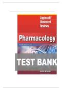 TEST BANK FOR Lippincott Illustrated Reviews&colon; Pharmacology Eighth&comma; North American Edition by Karen Whalen ISBN&colon; 978-1975170554 COMPLETE GUIDE ALL CHAPTERS COVERED 100&percnt; VERIFIED A&plus; GRADE ASSURED&excl;&excl;&excl;&excl;NEW LATEST UPDATE&excl;&excl;&excl;&excl;&excl;