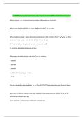 L3 CERAD theory Exam Questions with Correct Answers 100&percnt; Verified &vert;Latest Update
