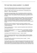 PSY-340 FINAL EXAM &lpar;QUIZZES 1-14&rpar; ARMOR
