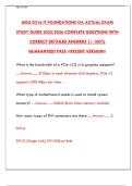 WGU D316 IT Foundations OA Study Guide & Practice Exam Questions
