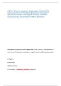 PECT Exam Module 3 Newest 2025&sol;2026  Questions and Correct Answers Graded  A&plus;&vert;Assured Success&vert;Newest Version