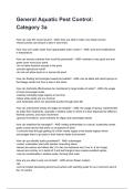 General Aquatic Pest Control&colon; Category 3a NEWEST 2026&sol;2027 ACTUAL EXAM COMPLETE QUESTIONS AND CORRECT DETAILED ANSWERS &lpar;VERIFIED ANSWERS&rpar; &vert;ALREADY GRADED A&plus;&vert;&vert;BRAND NEW&excl;&excl;
