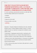 N300 TEST 3 EXAM TEST BANK REVIEW  VERIFIED QUESTIONS & 100&percnt; ACCURATE  ANSWERS &vert; COMPLETELY UPDATED 2025&ndash;2026  EDITION A&plus; PERFORMANCE GUARANTEED