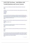 NAFI CFEI Test Exam &ndash; 2026 Edition with Verified Questions and Correct Answers