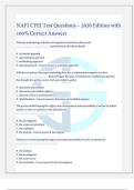 &colon; NAFI CFEI Test Questions &ndash; 2026 Edition with 100&percnt; Correct Answers