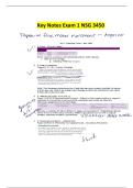 Key Notes Exam 1 NSG 3450