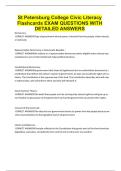 St Petersburg College Civic Literacy Flashcards EXAM QUESTIONS WITH DETAILED ANSWERS&period;pdf