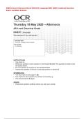 OCR AS Level Classical Greek H044&sol;01 Language MAY 2025 Combined Question  Paper and Mark Scheme 
