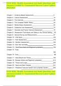NUR MISC Health Assessment Test Bank &ndash; Questions and Answers &lpar;Graded A&plus;&comma; Latest Update&rpar;