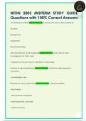 NFDN 2003 MIDTERM STUDY GUIDE  Questions with 100&percnt; Correct Answers