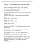 BYU REL C 225 MIDTERM QUESTIONS & ANSWERS