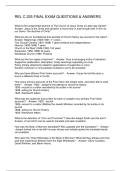 REL C 225 FINAL EXAM QUESTIONS & ANSWERS