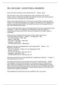 REL 225 EXAM 1 QUESTIONS & ANSWERS