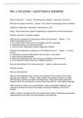 REL C 225 EXAM 1 QUESTIONS & ANSWERS