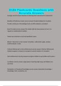 D184 Flashcards Questions with Accurate Answers