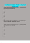 D184 QUESTIONS WITH ACCURATE ANSWERS