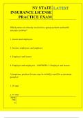 NY STATE INSURANCE LICENSE PRACTICE EXAM  QUESTIONS AND ANSWERS 2025