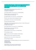 Louisiana Bar Exam - Crim Law&sol;Crim Pro&sol;Evidence &vert;&vert; Guaranteed Grade Booster&colon; A&plus; Verified Exam Questions&excl;&excl;