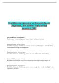 Test Bank for Nursing&colon; A Concept-Based Approach&comma; 4th Edition with correct answers 2025