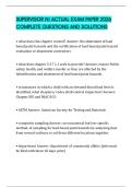SUPERVISOR NJ ACTUAL EXAM PAPER 2026 COMPLETE QUESTIONS AND SOLUTIONS