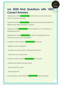 nur 2030 final Questions with 100&percnt;  Correct Answers